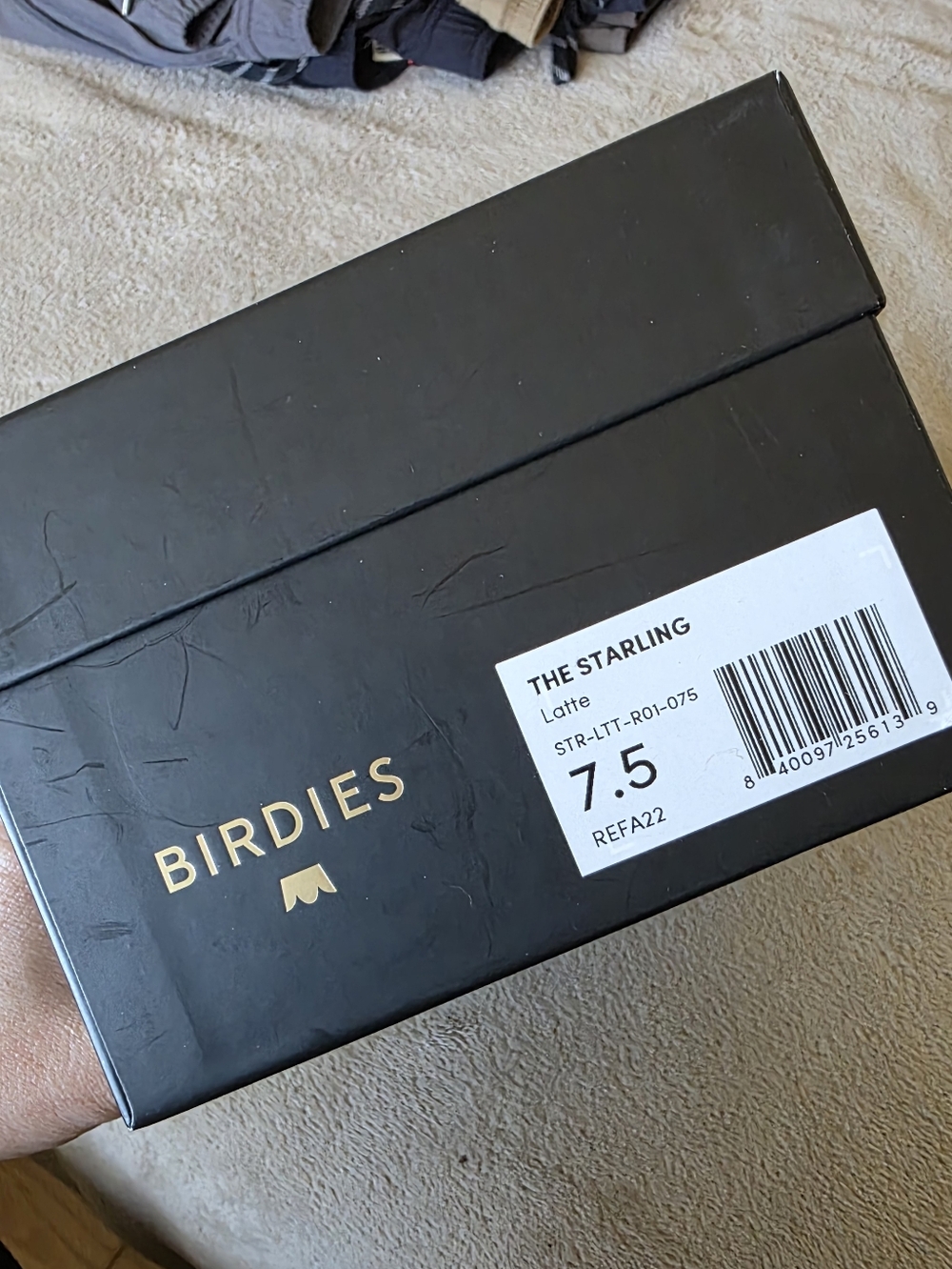 Birdies Starling Suede Flat Tan Nude Slip On Loafers - Picture 7 of 7